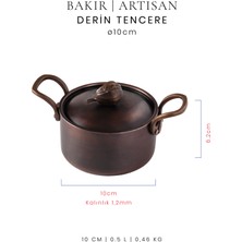 Voeux Artisan Koleksiyonu Bakır Derin Tencere 10 cm