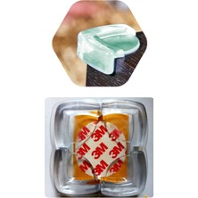 Özgürce 8'li Silikon Bebek Köşe Koruyucu Bantlar, Güvenli ve Yumuşak Sehpa Koruma