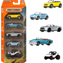 Matchbox Beşli Araba Seti Convertible Dreams JJP47