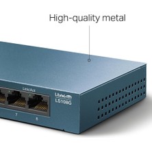 Hobibahçem Tp-Lınk LS108G 8 Port Gıgabıt Metal Kasa Swıtch