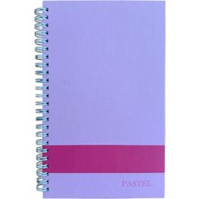 Elma Kırtasiye Pastel Serisi 13X21 Spiralli 100 Yp. Çizgili Defter