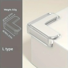 Özgürce Bebek ve Çocuklar Için Şeffaf Masa ve Mobilya Köşe Koruyucu Seti, 4 Adet