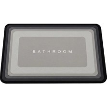Sogex Banyo Paspası Süper Su Emici Kaymaz Tabanlı Banyo Paspası Diatomit Paspas Süper Emici (58X38CM)