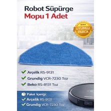 Arçelik Robot Süpürge Paspas ve Mopu Seti RS/9131, RS/9121, RS/8121