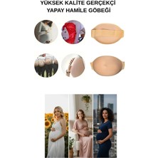 Manken İstanbul Yapay Hamile Göbeği Rahat ve Esnek Tasarım 08/09 Aylık