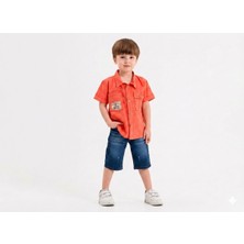 MerciTech Kids Erkek Çocuk Kısa Kol Kaprili Alt Üst Takım