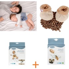 Özgürce Sevi Gaz Giderici Bebek Patik ve Bel Bandı Seti, Kiraz Çekirdekli Doğal Destek