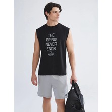 Lc Waikiki Yeni Sezon Bisiklet Yaka Baskılı Erkek Kolsuz Tişört