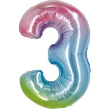 Keskin Sound 40 Inç Raınbow Folyo Balon ( 3 )