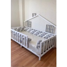 Özgürce Örgü Korumalık Seti 4'lü 360 Cm, 60X120 cm Güvenli Kullanım