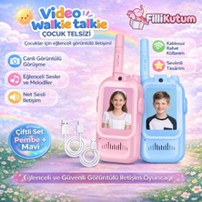 Özgürce Çiftli Renkli Görüntülü Kablosuz Çocuk Telsizi Seti