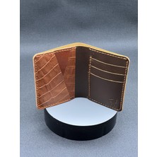 Oakco Leather Çift Deridentasarım Cüzdan