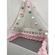 Özgürce 4'lü Örgü Yatak Koruyucu Set, 540 Cm, Montessori Stil, Güvenli Koruma