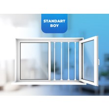 Özgürce Ayarlanabilir Pencere Güvenlik Bariyeri, 80-130 Cm, 10'lu Paket