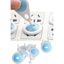 Özgürce Çocuk Güvenlik Priz Emniyet Kapağı 6'lı Set ve Anahtarlı Paket