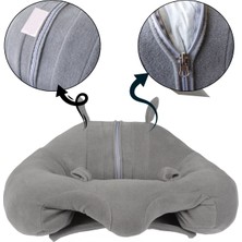 Özgürce Yumuşak ve Konforlu Bebek Oturma Destek Minder, Gri Renk, Çocuklar Için Ideal