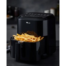 Özbience 1360W Güçlü 4l Kapasiteli Dokunmatik Cam Hazneli Airfryer