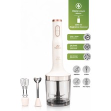 Özbience Yh-94 Çok Fonksiyonlu El Blender Seti, Parçalayıcı ve Çırpıcıyla Kullanıma Hazır