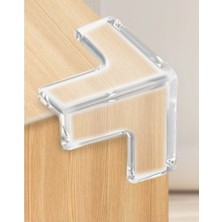 Özgürce 8'li Silikon Şeffaf Masa Kenarı Koruma Seti