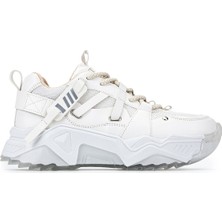 Tamer Tanca Kadın Suni Deri Beyaz Sneakers & Spor Ayakkabı 936 65160 Bn Ayk SK23/24 Beyaz/bej