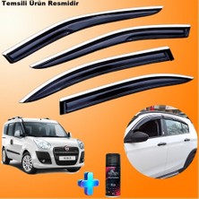 Caraks Fiat Doblo 2 Mügen Cam Rüzgarlığı Abs Nikelajlı Cam Rüzgarlığı 2010-2021 4 Lü + Ebrayn 150 ml Koku
