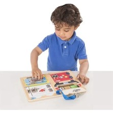Melissa&Doug Ahşap Kilit Ve Çilingir Tahtası