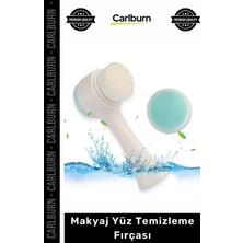 Carlburn #fırça Çift Taraflı Silikon Peeling Siyah Nokta Gözenek Karşıtı Makyaj Yüz Temizleme Fırçası