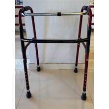 PremiumPort Katlanır Bordo Yürüteç, Sağlıklı ve Konforlu Hareketlilik Için