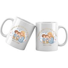 Liya Gift Collection Anneye Hediye Kişiye Özel Kupa Bardak – Isim Yazılı Anneler Günü Hediyesi