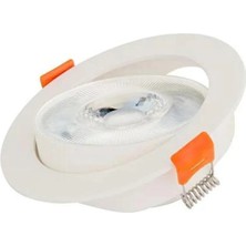 Mikasso Nora-7 7W 6400K LED Armatür Beyaz Kasa