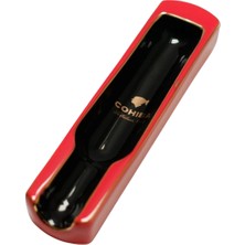 Cohiba Siyah Kırmızı Tekli Porselen Puro Küllüğü