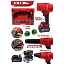 Retools BX1004 21V Brushless Şarjlı Hava Üfleme Makinesi – Çift Akülü Profesyonel Set