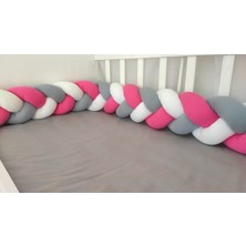 Özgürce 3'lü Örgü Korumalık Seti, 240 Cm, 50X90 Sepet Beşik Yatak Koruyucu