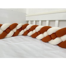 Özgürce Yumuşak ve Güvenli 200CM 4'lü Örgü Beşik Koruyucu Seti