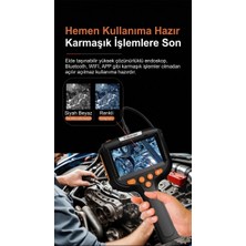 Profesyonel Endoskop Kamera Monitörlü El Tipi 10 Metre