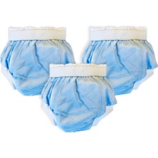 Renklime Pierre Cardin 3'lü Alıştırma Külodu 10-15KG - Mavi