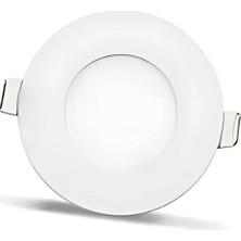 Mikasso Inoled Yuvarlak Beyaz Kasa LED Panel 3WATT - 2703-01 Beyaz Işık