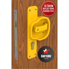 Özgürce 10'lu Plastik Kırılmaz Kapı Kolu Seti, Dayanıklı ve Kullanışlı