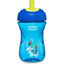Renklime Chicco Pipetli Eğitim Bardağı 12+ Erkek