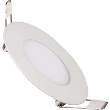 Mikasso 3W Slim Kasa LED Panel Armatür Beyaz Işık FL-2038-B