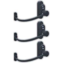 Özgürce Çelik Halatlı Çocuk Güvenlik Kilidi, 3'lü Paket, Antrasit Renk