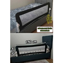 Özgürce Yatak Güvenlik Bariyeri 150X65 Cm, Katlanabilir, Bebek ve Çocuklar Için