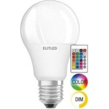 Mikasso Nanopro LED Ampul - 9W Rgb - Uzaktan Kumandalı LED Ampul Siyah