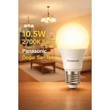 Mikasso LED Ampul E27 10.5W 2700K Sarı Işık – Sıcak Ton, Rahatlatan Işık