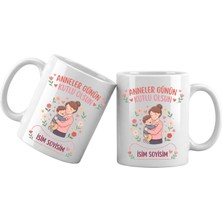 Liya Gift Collection Anneler Günü Için Özel Kupa – Isim Yazılı Anneye Hediye