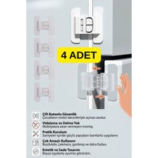 Özgürce 4'lü Buzdolabı Çekmece ve Dolap Kapağı Çocuk Emniyet Kilidi