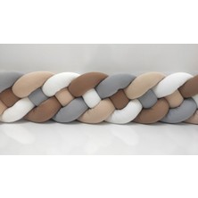 Özgürce 4'lü 190 cm Örgü Koruma Seti Beşik ve Yatak Güvenliği