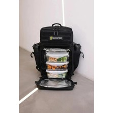 Quickprep Termal Yemek Bölmeli Su Geçirmez Fitness ve Spor Sırt Çantası