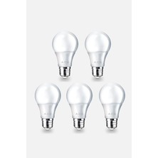 Mikasso Ack 9W LED Ampül 5 Li Beyaz