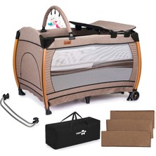 Renklime Comfymax Power Park Yatak Oyun Parkı 70X110 - Wood Brown